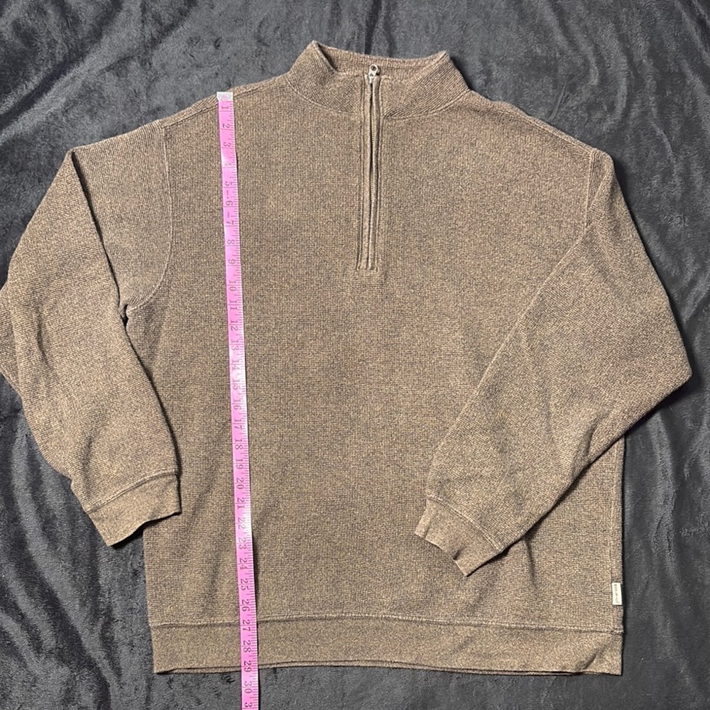 Woolrich Brown Zip Up Sweater Classic Knit - Picture 5 of 8